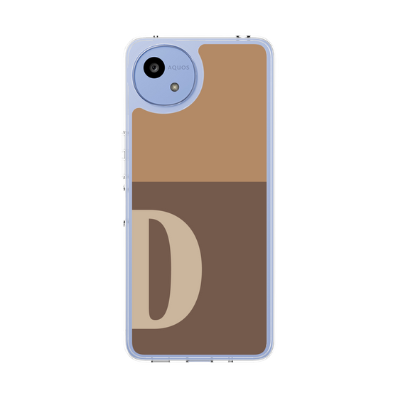 スリムプロテクションケース［ オリジナル - initial two tone - D brown ］