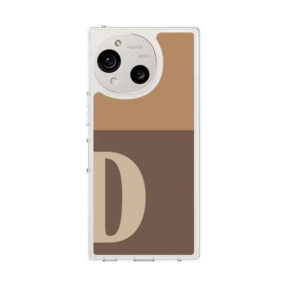 スリムプロテクションケース［ オリジナル - initial two tone - D brown ］