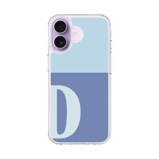 スリムプロテクションケース［ オリジナル - initial two tone - D blue ］