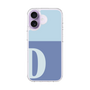 スリムプロテクションケース［ オリジナル - initial two tone - D blue ］
