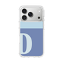 スリムプロテクションケース［ オリジナル - initial two tone - D blue ］