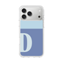 スリムプロテクションケース［ オリジナル - initial two tone - D blue ］