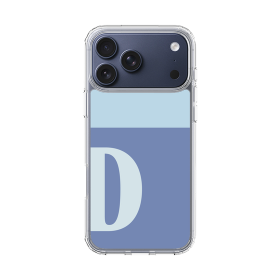 スリムプロテクションケース［ オリジナル - initial two tone - D blue ］