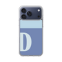 スリムプロテクションケース［ オリジナル - initial two tone - D blue ］