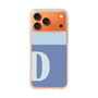 スリムプロテクションケース［ オリジナル - initial two tone - D blue ］