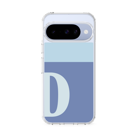 スリムプロテクションケース［ オリジナル - initial two tone - D blue ］