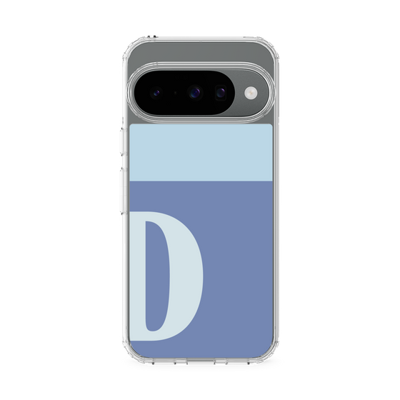 スリムプロテクションケース［ オリジナル - initial two tone - D blue ］