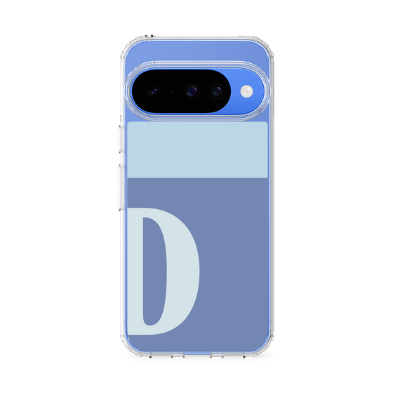 スリムプロテクションケース［ オリジナル - initial two tone - D blue ］