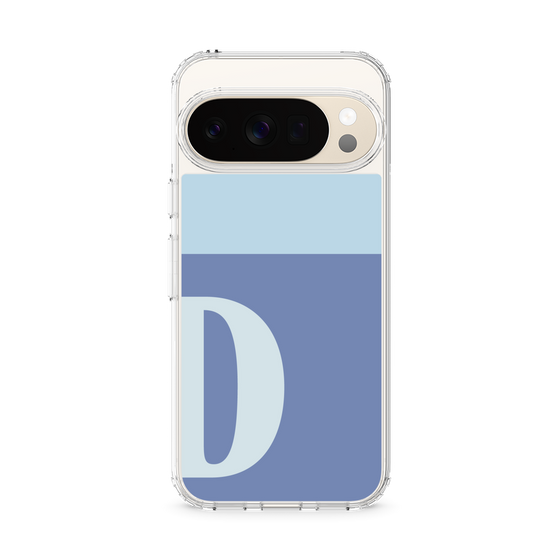 スリムプロテクションケース［ オリジナル - initial two tone - D blue ］