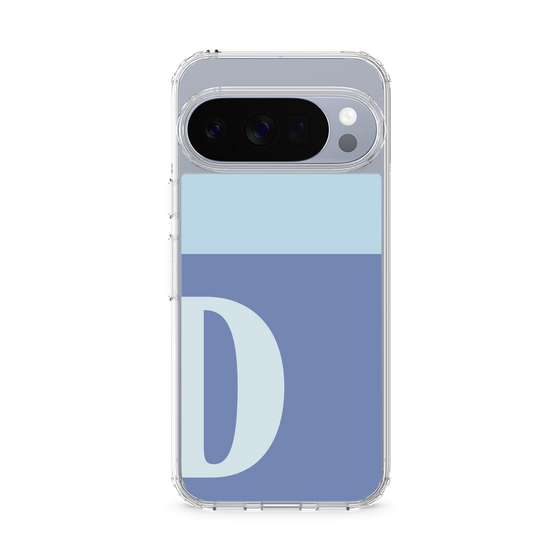 スリムプロテクションケース［ オリジナル - initial two tone - D blue ］