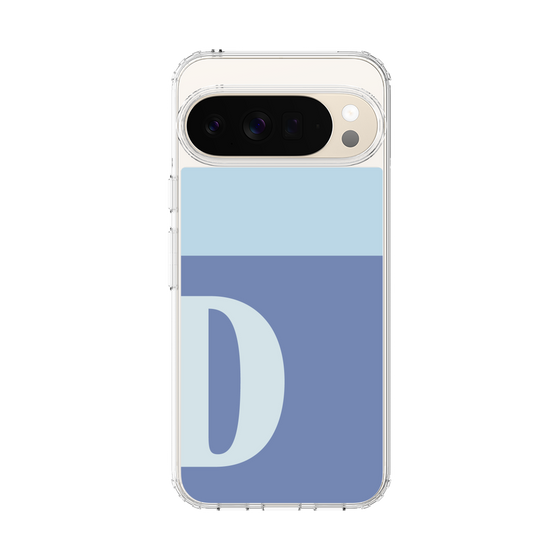 スリムプロテクションケース［ オリジナル - initial two tone - D blue ］