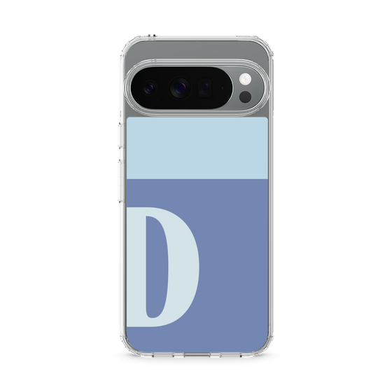 スリムプロテクションケース［ オリジナル - initial two tone - D blue ］