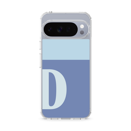スリムプロテクションケース［ オリジナル - initial two tone - D blue ］