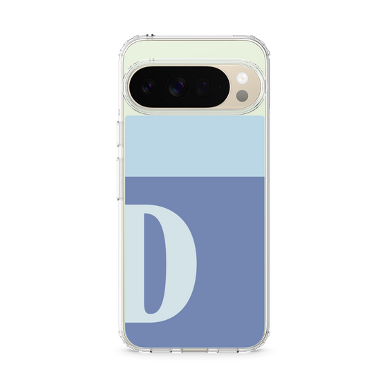 スリムプロテクションケース［ オリジナル - initial two tone - D blue ］