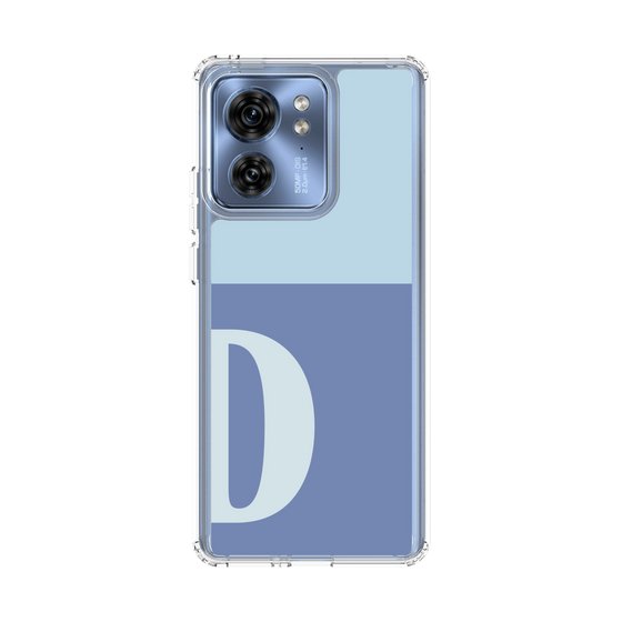 スリムプロテクションケース［ オリジナル - initial two tone - D blue ］