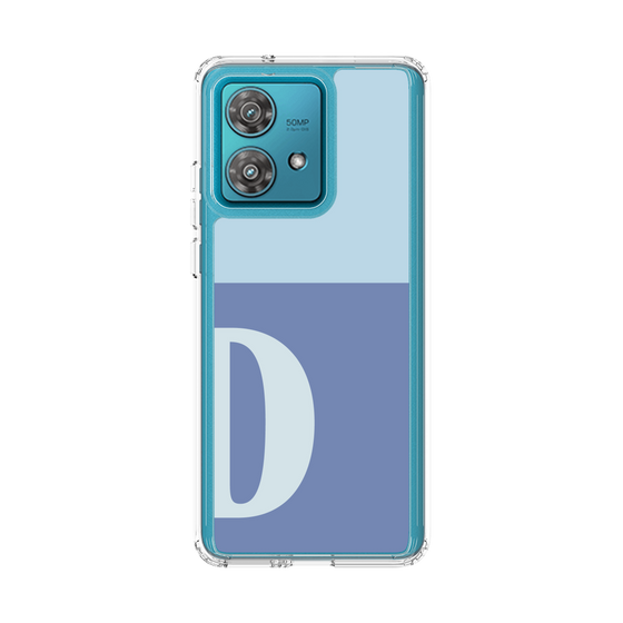 スリムプロテクションケース［ オリジナル - initial two tone - D blue ］