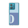 スリムプロテクションケース［ オリジナル - initial two tone - D blue ］