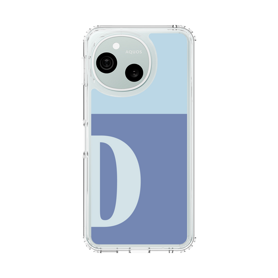 スリムプロテクションケース［ オリジナル - initial two tone - D blue ］