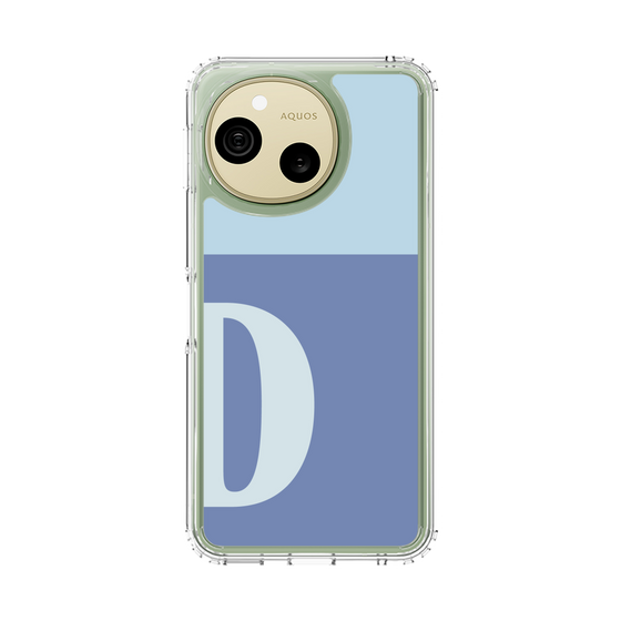 スリムプロテクションケース［ オリジナル - initial two tone - D blue ］