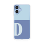 スリムプロテクションケース［ オリジナル - initial two tone - D blue ］
