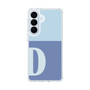 スリムプロテクションケース［ オリジナル - initial two tone - D blue ］