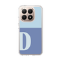 スリムプロテクションケース［ オリジナル - initial two tone - D blue ］