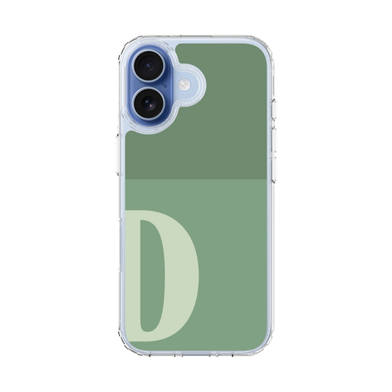 スリムプロテクションケース［ オリジナル - initial two tone - D green ］