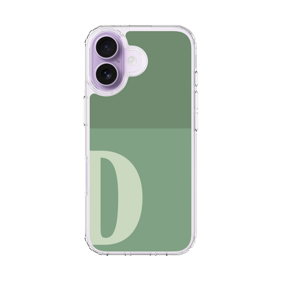 スリムプロテクションケース［ オリジナル - initial two tone - D green ］