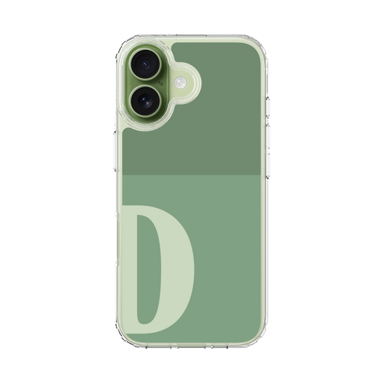 スリムプロテクションケース［ オリジナル - initial two tone - D green ］