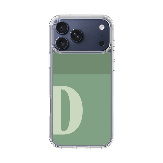 スリムプロテクションケース［ オリジナル - initial two tone - D green ］