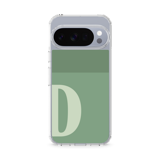 スリムプロテクションケース［ オリジナル - initial two tone - D green ］