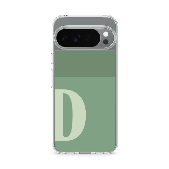 スリムプロテクションケース［ オリジナル - initial two tone - D green ］