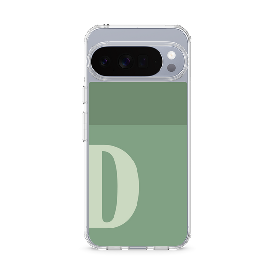 スリムプロテクションケース［ オリジナル - initial two tone - D green ］
