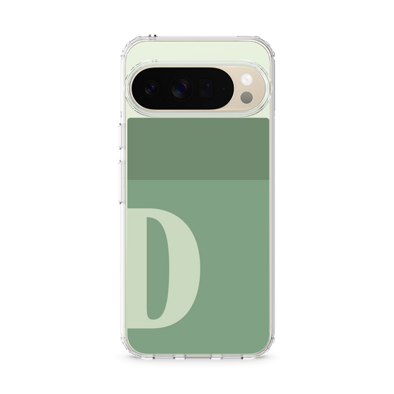 スリムプロテクションケース［ オリジナル - initial two tone - D green ］