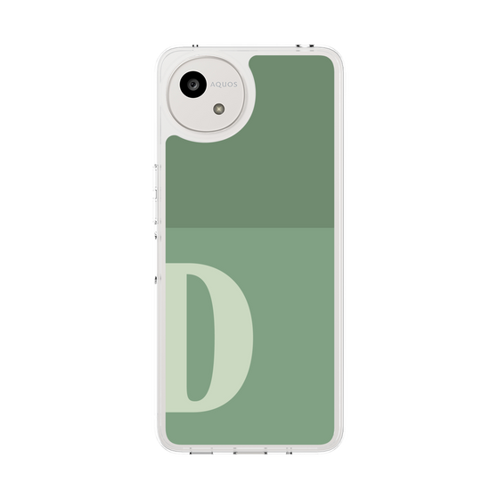 スリムプロテクションケース［ オリジナル - initial two tone - D green ］
