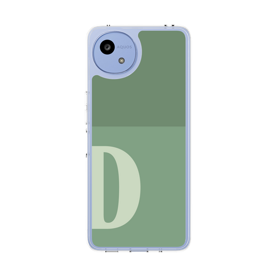 スリムプロテクションケース［ オリジナル - initial two tone - D green ］