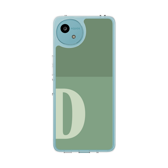 スリムプロテクションケース［ オリジナル - initial two tone - D green ］