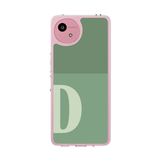 スリムプロテクションケース［ オリジナル - initial two tone - D green ］