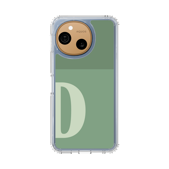 スリムプロテクションケース［ オリジナル - initial two tone - D green ］