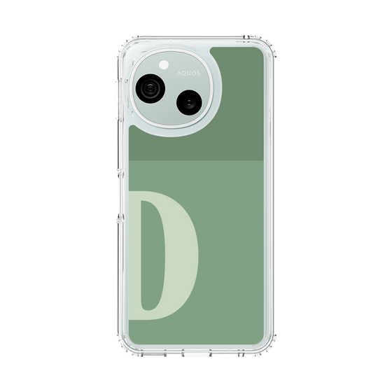 スリムプロテクションケース［ オリジナル - initial two tone - D green ］