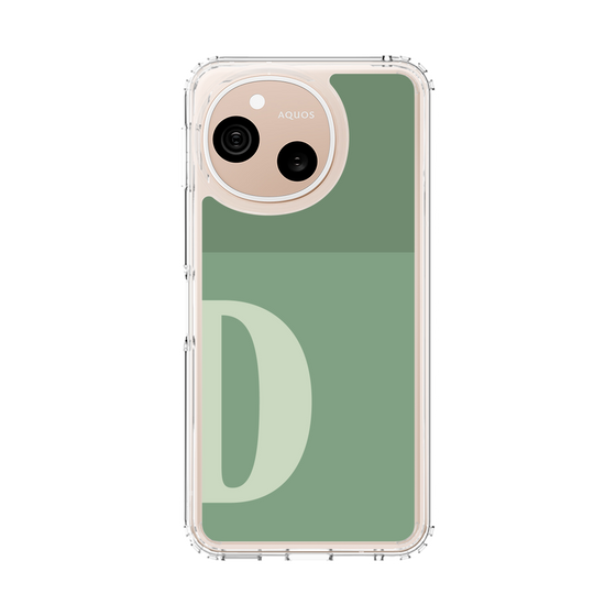 スリムプロテクションケース［ オリジナル - initial two tone - D green ］