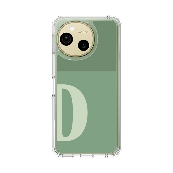 スリムプロテクションケース［ オリジナル - initial two tone - D green ］