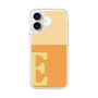 スリムプロテクションケース［ オリジナル - initial two tone - E orange ］