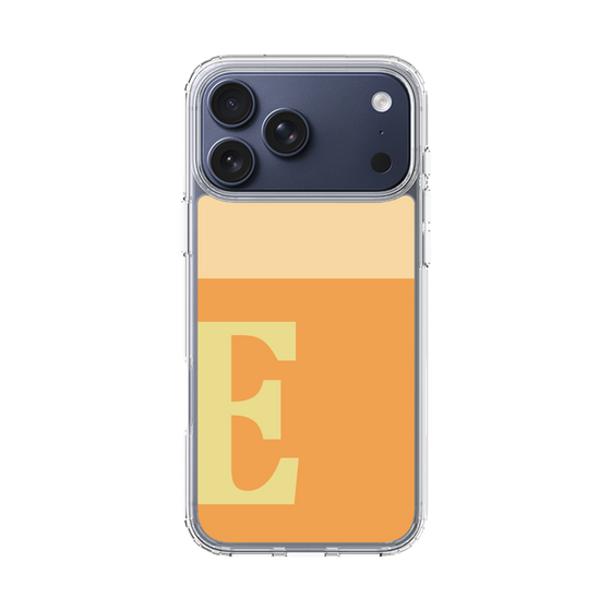 スリムプロテクションケース［ オリジナル - initial two tone - E orange ］