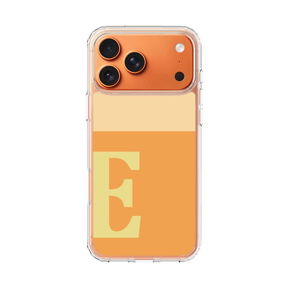 スリムプロテクションケース［ オリジナル - initial two tone - E orange ］