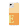 スリムプロテクションケース［ オリジナル - initial two tone - E orange ］