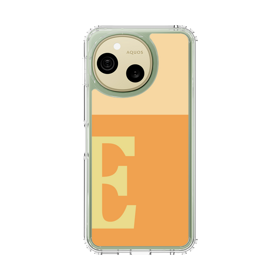 スリムプロテクションケース［ オリジナル - initial two tone - E orange ］