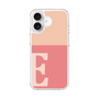 スリムプロテクションケース［ オリジナル - initial two tone - E pink ］