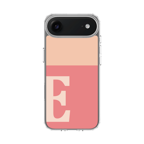 スリムプロテクションケース［ オリジナル - initial two tone - E pink ］