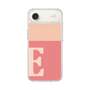 スリムプロテクションケース［ オリジナル - initial two tone - E pink ］